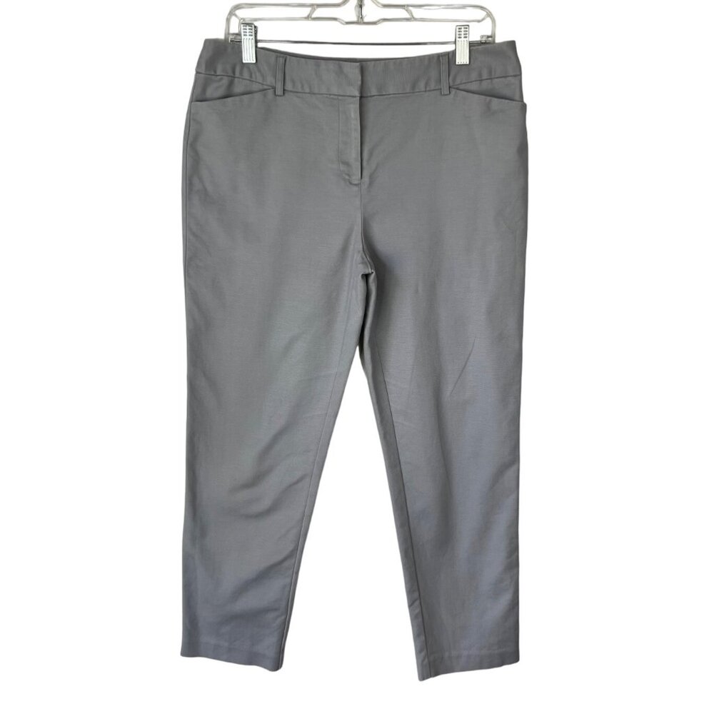 Liz Claiborne Ankle Pants Womens Size 8 Gray
